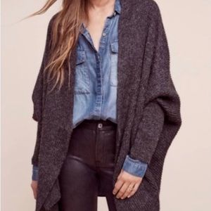 Anthropologie Sleeping on Snow Primula Cocoon Cardigan